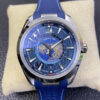 Replica Omega Seamaster Aqua Terra GMT Worldtimer 220.12.43.22.03.001 VS Factory Blue Dial