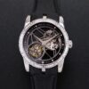 Replica Roger Dubuis Excalibur RDDBEX0393 JB Factory Hollow Tourbillon V3 Diamond