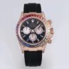 Replica Rolex Daytona 116595RBOW BL Factory Rose Gold