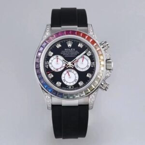 Replica Rolex Daytona 116599RBOW BL Factory Black Dial