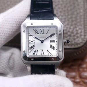 Replica Cartier Santos Dumont WSSA0032 F1 Factory Silver Dial