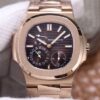 Replica Patek Philippe Nautilus 5712/1A-001 PF Factory Rose Gold