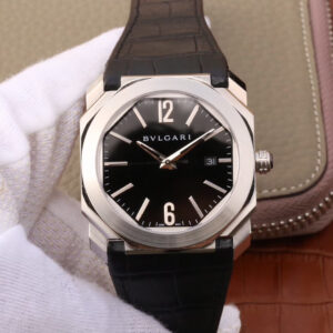 Replica Bvlgari Octo 101964 BGO41BSLD Black Dial