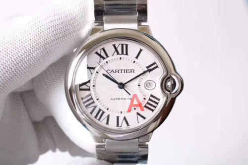 Replica Ballon Bleu De Cartier W69012Z4 V6 Factory White Dial