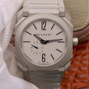 Replica Bvlgari Octo Finissimo 103011 BV Factory Grey Strap