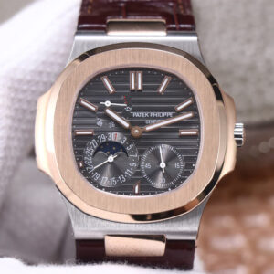 Replica Patek Philippe Nautilus 5712GR-001 PF Factory Brown Strap