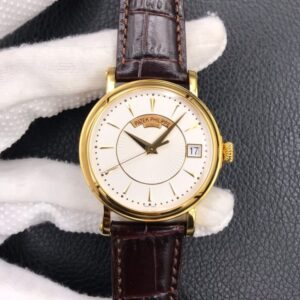 Replica Patek Philippe Calatrava 5153R-001 ZF Factory Brown Strap