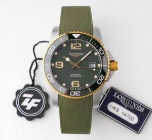 Replica Longines Concas L3.781.3.06.9 ZF Factory Dark Green Strap