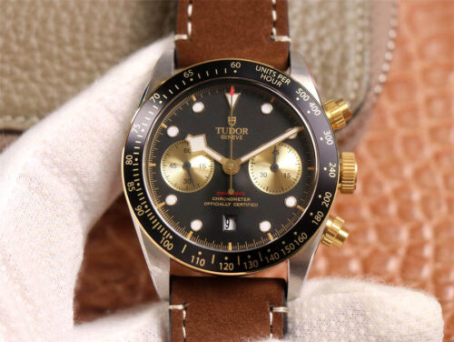 Replica Tudor Heritage Black Bay M79363N-0002 TW Factory Brown Strap