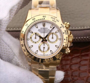 Replica Rolex Daytona Cosmograph M116508-0001 JH Factory Gold Case