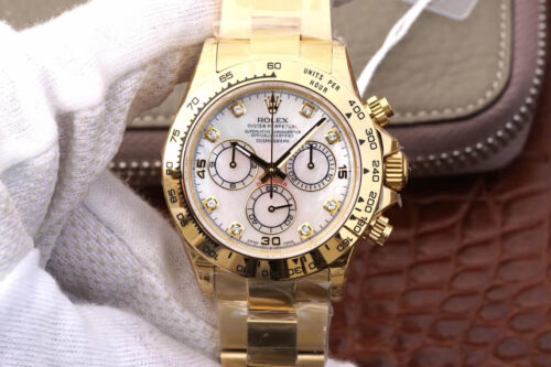 Replica Rolex Daytona Cosmograph 116528-78598 JH Factory White Dial