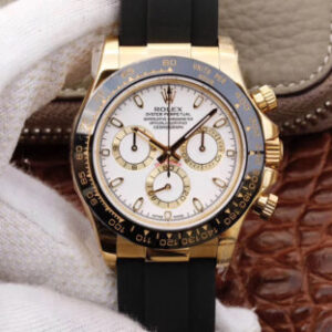 Replica Rolex Daytona Cosmograph M116518ln-0041 JH Factory Rubber Strap