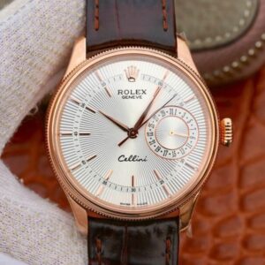 Replica Rolex Celini Date M50515-0008 MKS Factory Brown Strap