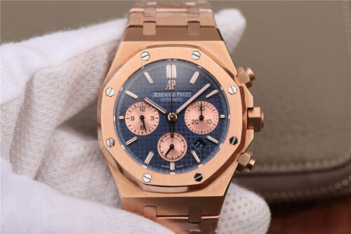 Replica Audemars Piguet Royal Oak Chronograph 26331OR.OO.1220OR.01 OM Factory Blue Strap