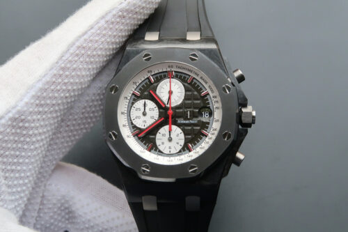 Replica Audemars Piguet Royal Oak Offshore 26202AU.OO.D002CA.01 JF Factory Rubber Strap