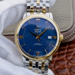 Replica Omega De Ville 424.20.37.20.03.001 TW Factory Blue Dial