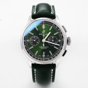 Replica Breitling Premier B01 Chronograph AB0118A11L1X1 GF Factory Green Strap