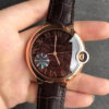 Replica Ballon Bleu De Cartier W6920037 V6 Factory Brown Strap