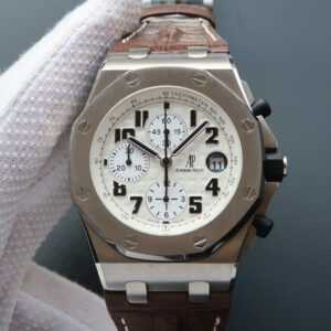 Replica Audemars Piguet Royal Oak Offshore 26170ST.OO.D091CR.01 JF Factory Brown Strap