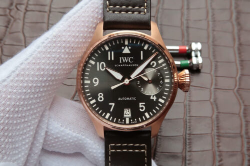 Replica IWC Big Pilot IW500901 ZF Factory Black Strap