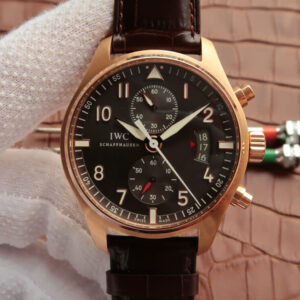 Replica IWC Pilot IW387802 ZF Factory Brown Strap