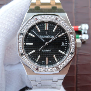 Replica Audemars Piguet Royal Oak 15400/15450 Couple Watch JF Factory Stainless Steel Bezel