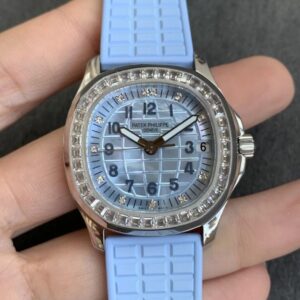 Replica Patek Philippe Aquanaut 5072G-001 PPF Factory Diamond-Set Bezel