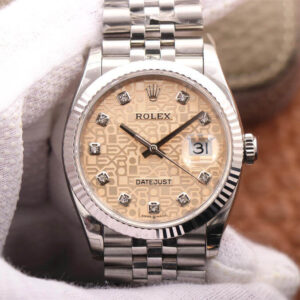 Replica Rolex Datejust M126234-0023 EW Factory Stainless Steel Strap