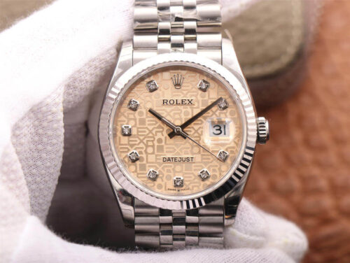 Replica Rolex Datejust M126234-0023 EW Factory Stainless Steel Strap