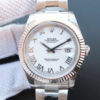 Replica Rolex Datejust M126334-0023 EW Factory White Strap