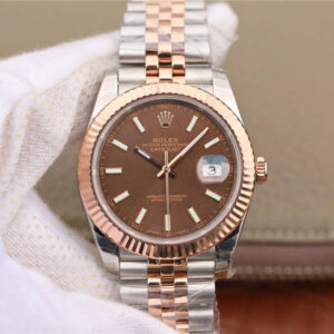 Replica Rolex Datejust M126331-0002 EW Factory Brown Dial