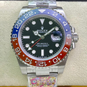 Replica Rolex GMT Master II M126710BLRO-0002 Clean Factory Black Dial