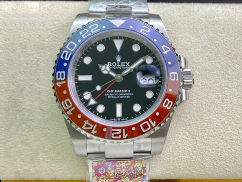 Replica Rolex GMT Master II M126710BLRO-0002 Clean Factory Black Dial