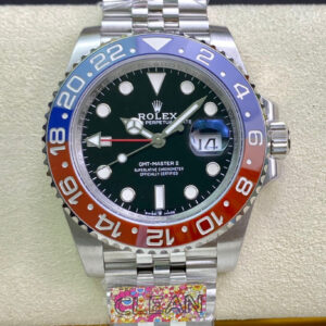 Replica Rolex GMT Master II M126710BLRO-0001 Clean Factory Black Dial