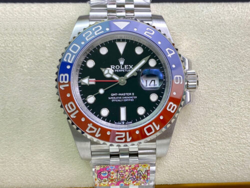 Replica Rolex GMT Master II M126710BLRO-0001 Clean Factory Black Dial