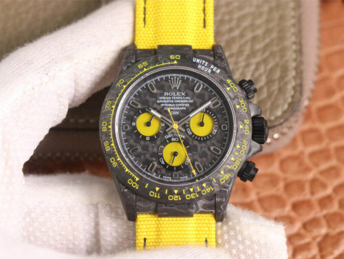 Replica Rolex Daytona Diw Retrofit Version WWF Factory Yellow Strap