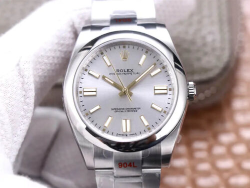 Replica Rolex Oyster Perpetual M124300-0001 41MM EW Factory Grey Dial