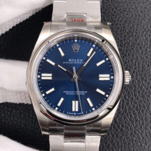 Replica Rolex Oyster Perpetual M124300-0003 41MM EW Factory Blue Dial