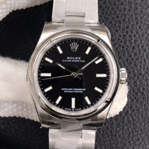 Replica Rolex Oyster Perpetual M277200-0002 31MM EW Factory Black Dial