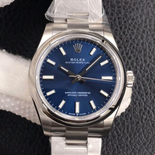 Replica Rolex Oyster Perpetual M277200-0003 31MM EW Factory Blue Dial