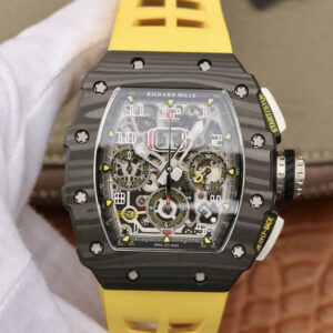 Replica Richard Mille RM11-03 KV Factory Rubber Strap