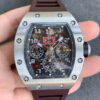 Replica Richard Mille RM11 KV Factory Brown Rubber Strap