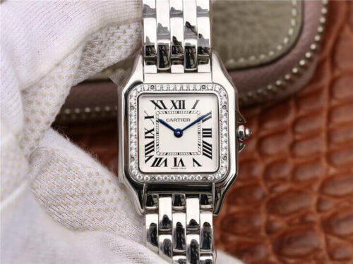 Replica Panthere De Cartier W4PN0008 GF Factory Diamond-Set Bezel