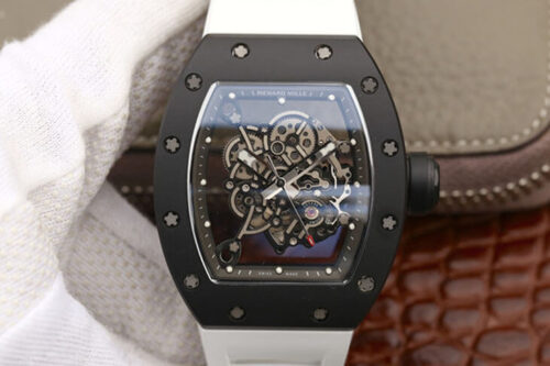 Replica Richard Mille RM055 KV Factory White Strap