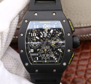 Replica Richard Mille RM-011 KV Factory Black Case