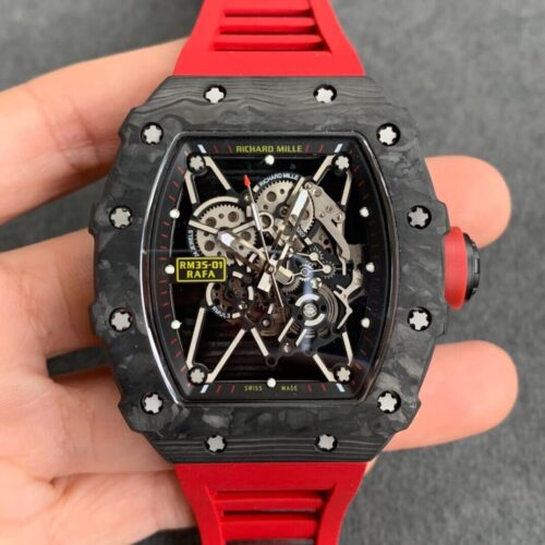 Replica Richard Mille RM35-01 KV Factory Rubber Strap