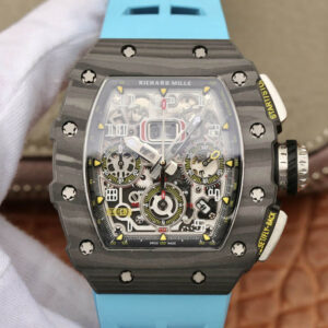 Replica Richard Mille RM11-03 KV Factory Blue Rubber Strap