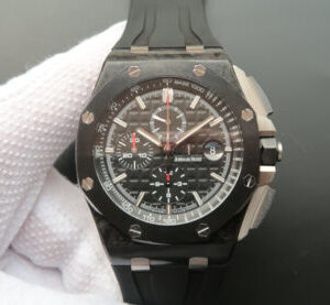 Replica Audemars Piguet Royal Oak Offshore 26400AU.OO.A002CA.01 JF Factory Black Rubber Strap