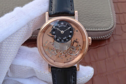 Replica Breguet Tradition 7057BR/R9/9W6 Black Strap