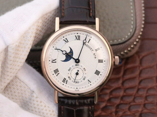 Replica Breguet Classique Moonphase 4396 Stainless Steel Bezel